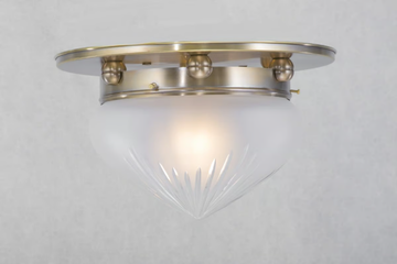 PARIS 20/2 - Brass ceiling light by Patinas Lighting - view 3